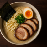 Miska tonkotsu ramen z chashu i ajitama – autentyczna japońska zupa w Krakowie