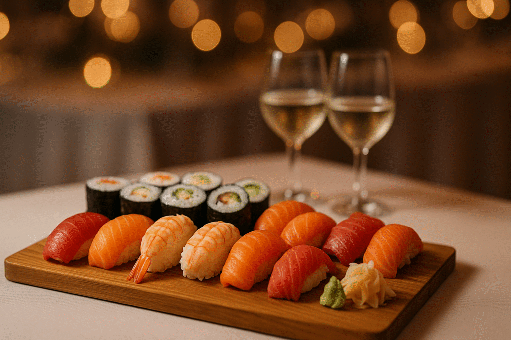 Elegancki catering sushi na wydarzeniu w Krakowie