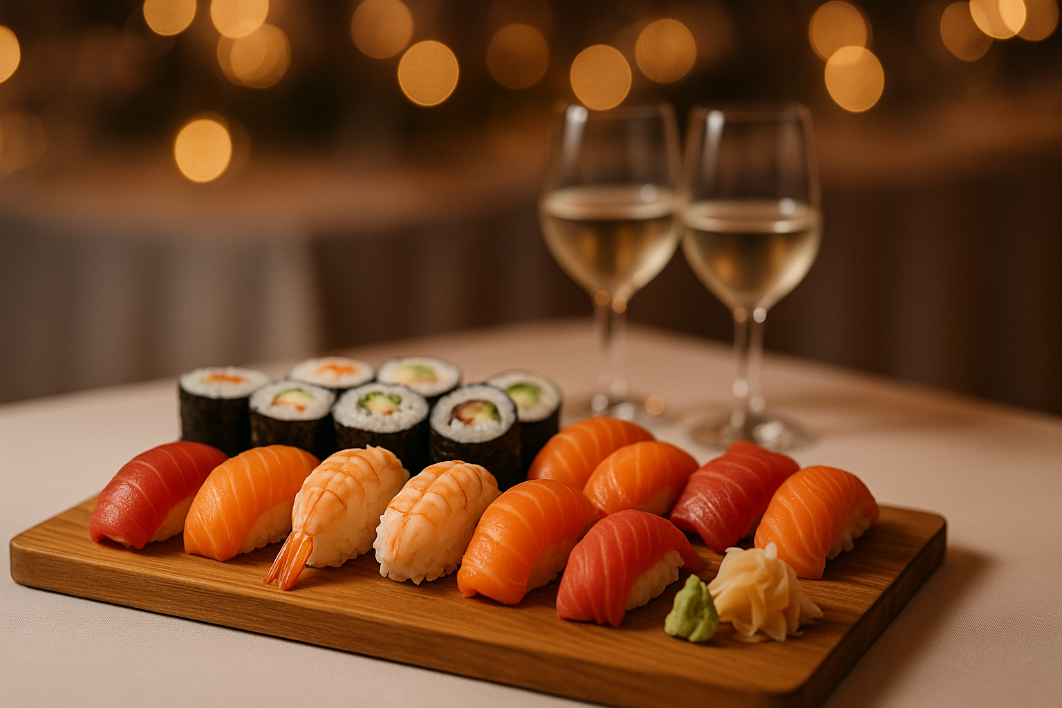 Elegancki catering sushi na wydarzeniu w Krakowie